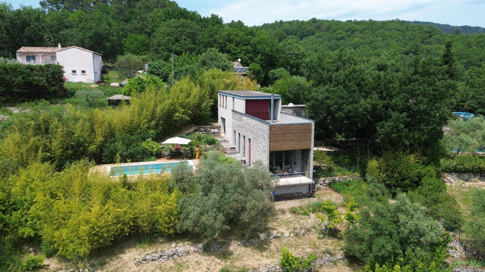 La Maison Des Chataigniers Meyrannes Exterior photo